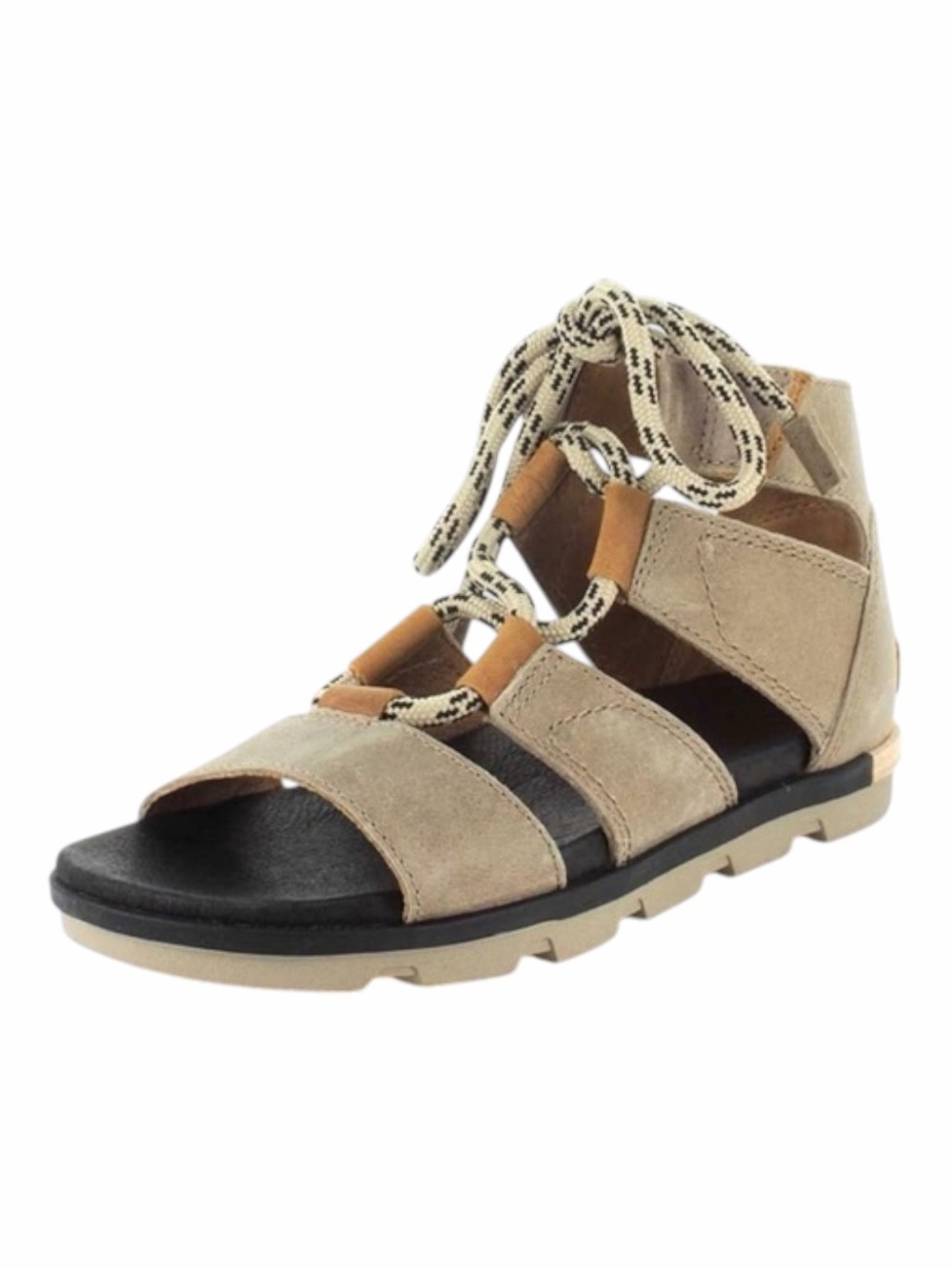 Sorel – Torpeda Lace II Sandals - Lace-Up Gladiator - Sahara Black - Sz. 7.5